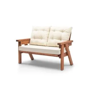 Abant - Cream Cream
Walnut Garden 2-Seat Sofa