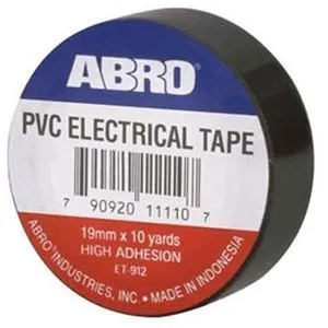 ABRO PVC izolir traka 19 mm × 9,14 m, crna