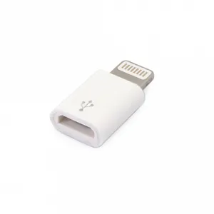 Adapter micro USB na iPhone beli