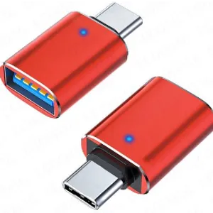 Adapter Type-C na USB Crveni