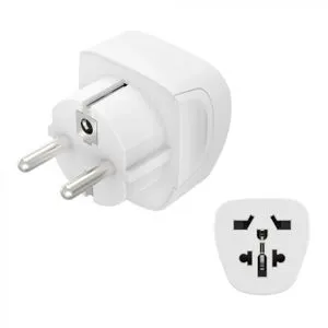 Adapter univerzalni, svet na evropsku uticnicu     Tip E i F, 3-Pin