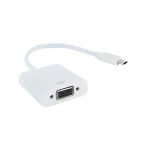 Adapter USB 3.1 Tip C - VGA M/Ž e-Green beli