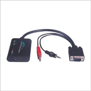 Adapter Wiretek HDMI na VGA+USB+Audio