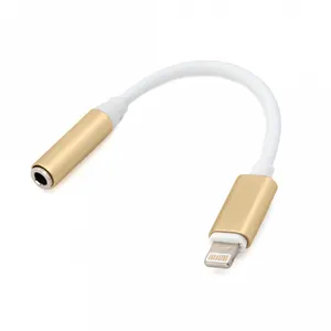 Adapter za slusalice iP-11 iPhone lightning na 3.5mm zlatni