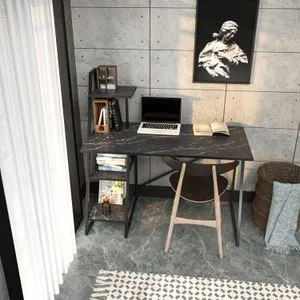 Admira - Black Black Study Desk