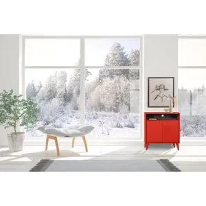 Adr-220-Kk-1 Red Multi Purpose Cabinet