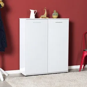 Adr-520-Bb-1 White Shoe Cabinet