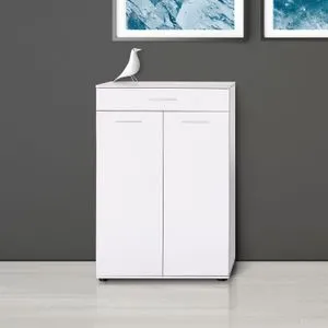 Adr-521-Bb-1 White Shoe Cabinet