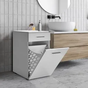 Adr-611-Pp-1 White Multi Purpose Cabinet