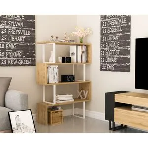 Adriana - White, Ud Oak
White Bookshelf