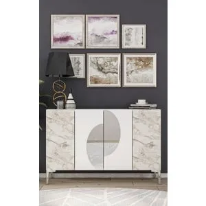 Afra KM120 - White, Silver White
Ephesus Marble
Silver Console