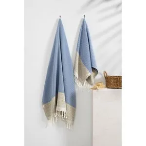 Agora - Blue Blue Fouta Set (2 Pieces)