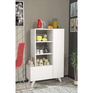 Agostina - White White Multi Purpose Cabinet