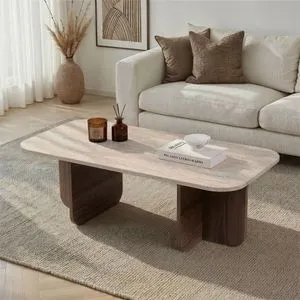 Akira - Travertine, Venezia Walnut Travertine
Venezia Walnut Coffee Table