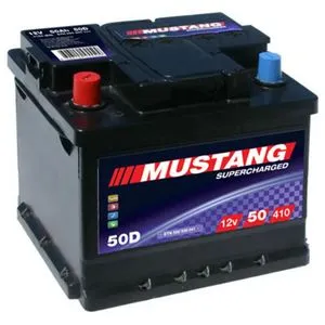 Akumulator MUSTANG Supercharged 12 V 50 Ah +D