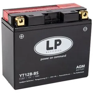 Akumulator za motocikl LANDPORT AGM 12 V 11 Ah +L