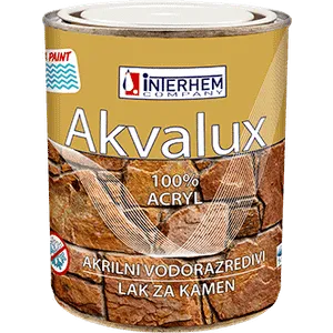 AKVALUX Akrilni vodorazredivi lak za kamen 750ml