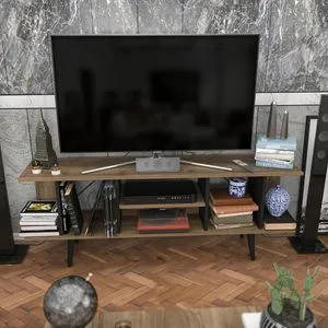 Akya - Walnut, Black Walnut
Black TV Stand