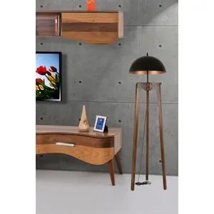 Çağla Ceviz Lambader Siyah Büyük Retro Başlıklı Walnut
Black
Rose Gold Floor Lamp