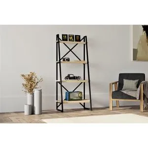 Alaro Sapphire Crna Polica za Knjige