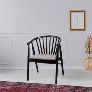 Albero51 Crna i Bež Stolica