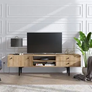 Alessa Oak TV Stand