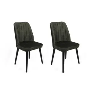 Alfa-432 V2 Khaki
Black Chair Set (2 Pieces)