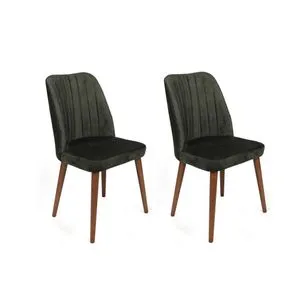 Alfa-462 V2 Khaki
Walnut Chair Set (2 Pieces)