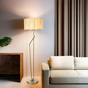 Alfa Eskitme Lambader Silindir Bambu 010 Abajurlu Oak