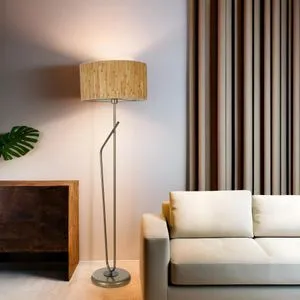 Alfa Eskitme Lambader Silindir Bambu 07 Abajurlu Oak