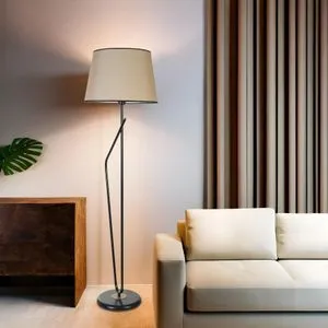 Alfa Siyah Lambader Pramit Açık Hasır Abajurlu Cream
Black Floor Lamp