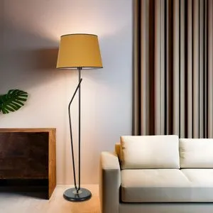 Alfa Siyah Lambader Pramit Hardal Abajurlu Black
Mustard Floor Lamp