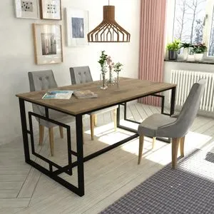 Alin - Black Walnut
Black Dining Table