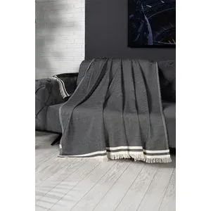Alinda - Anthracite (170 x 300) Anthracite Sofa Cover