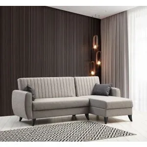 Alkon - Light Grey Light Grey Corner Sofa-Bed