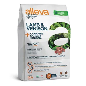 Alleva Holistic Cat Adult Lamb & Venison + Hemp & Ginseng 10 kg