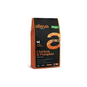 Alleva Natural Dog Puppy Chicken & Pumpkin Maxi 2 kg