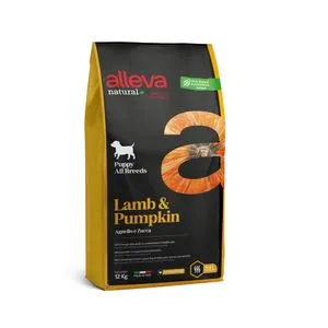 Alleva Natural Dog Puppy Lamb & Pumpkin All Breeds 12 kg