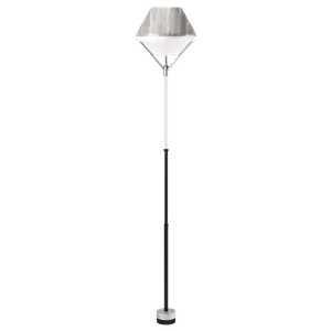 ALLOCACOC 10420GW/EULSTS LED Tulip lampa, drvena, podna, siva