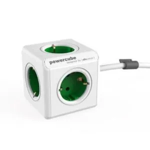 ALLOCACOC PowerCube Extended 5xŠuko 16A/230V,kabl 1.5m,zelen 1300GN/DEEXPC
