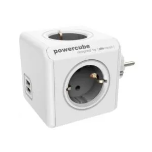 ALLOCACOC PowerCube Original USB 4xŠuko+2USB-5V/2.1A, siva 1202GY/DEOUPC
