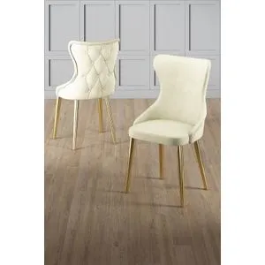 Alpa - Cream, Gold Cream
Gold Chair Set (6 Pieces)