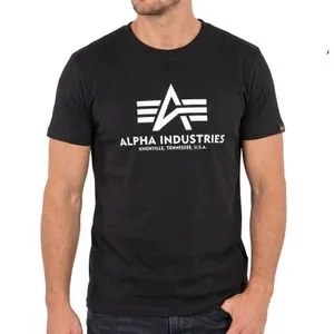 Alpha Industries Basic Big Logo dečja majica, crna