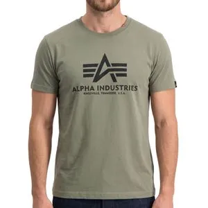 Alpha Industries Basic Big Logo dečja majica, maslinasto zelena