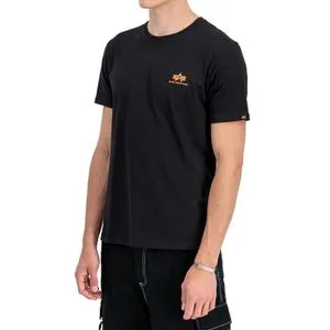 Alpha Industries majica Basic sa malim logom za muškarce, crna