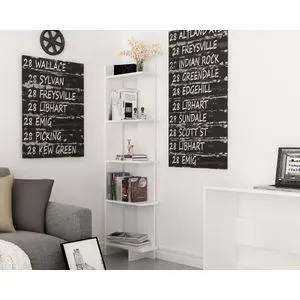 Als - White White Bookshelf