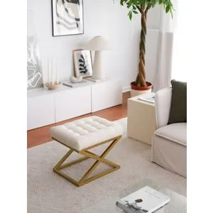 Altin Capraz - Cream Cream Pouffe