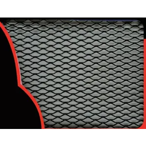 ALUMINIJUMSKA MREŽICA ZA GRIL 33X100CM CRNA