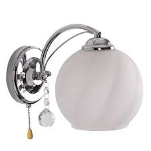 Alyson Zidna Lampa 1x40W E27 Bela