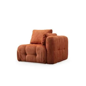 Amaris 1R - Orange Orange 1-Seat Sofa
